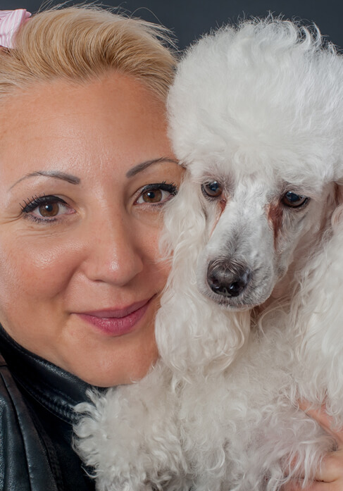 Dog with lovers